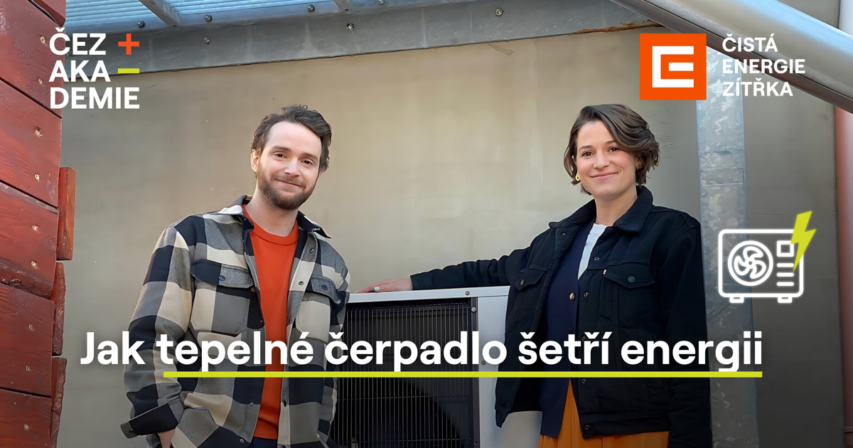 Jak tepelné čerpadlo šetří energii | ČEZ Akademie
