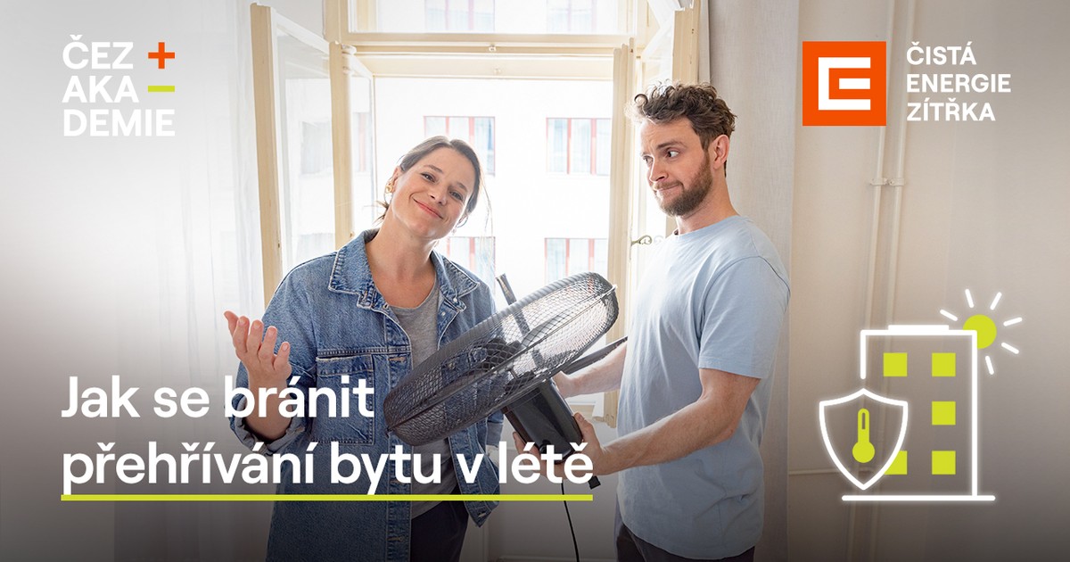 Jak se bránit přehřívání bytu v létě | ČEZ Akademie